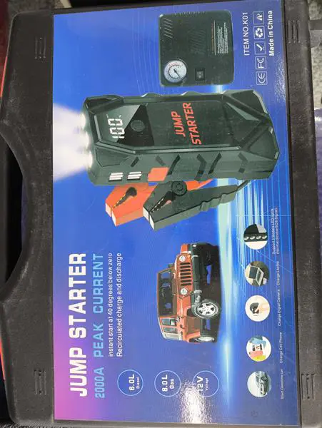 جامپ استارتر قابل حمل 2000 آمپر